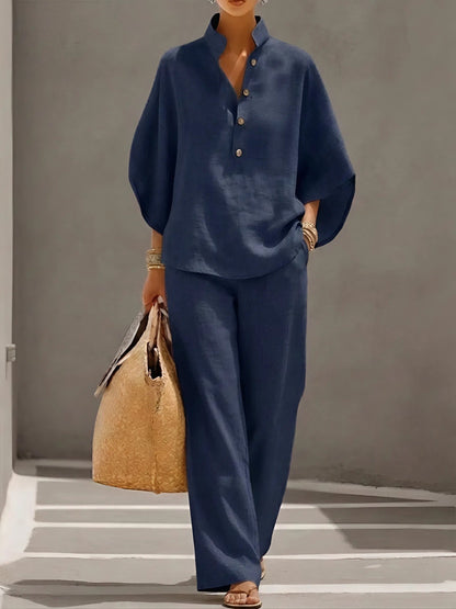 Disella | Women's Oversized Wide-Leg Wide Set