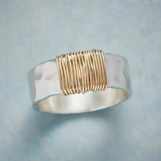 Taliena | Women's Retro Gold Thread Ring