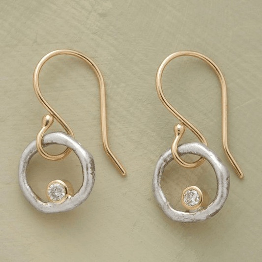 Savina | Women's Retro Gold Silver Earrings