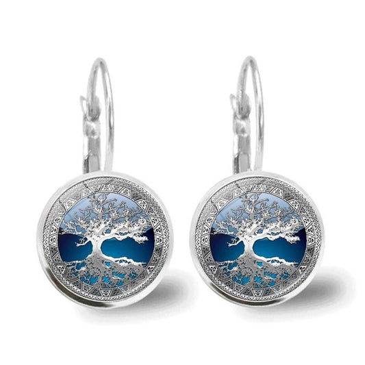 Alberta | Women's Silver Tree Life Earrings