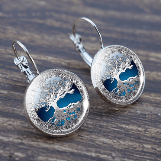 Alberta | Women's Silver Tree Life Earrings